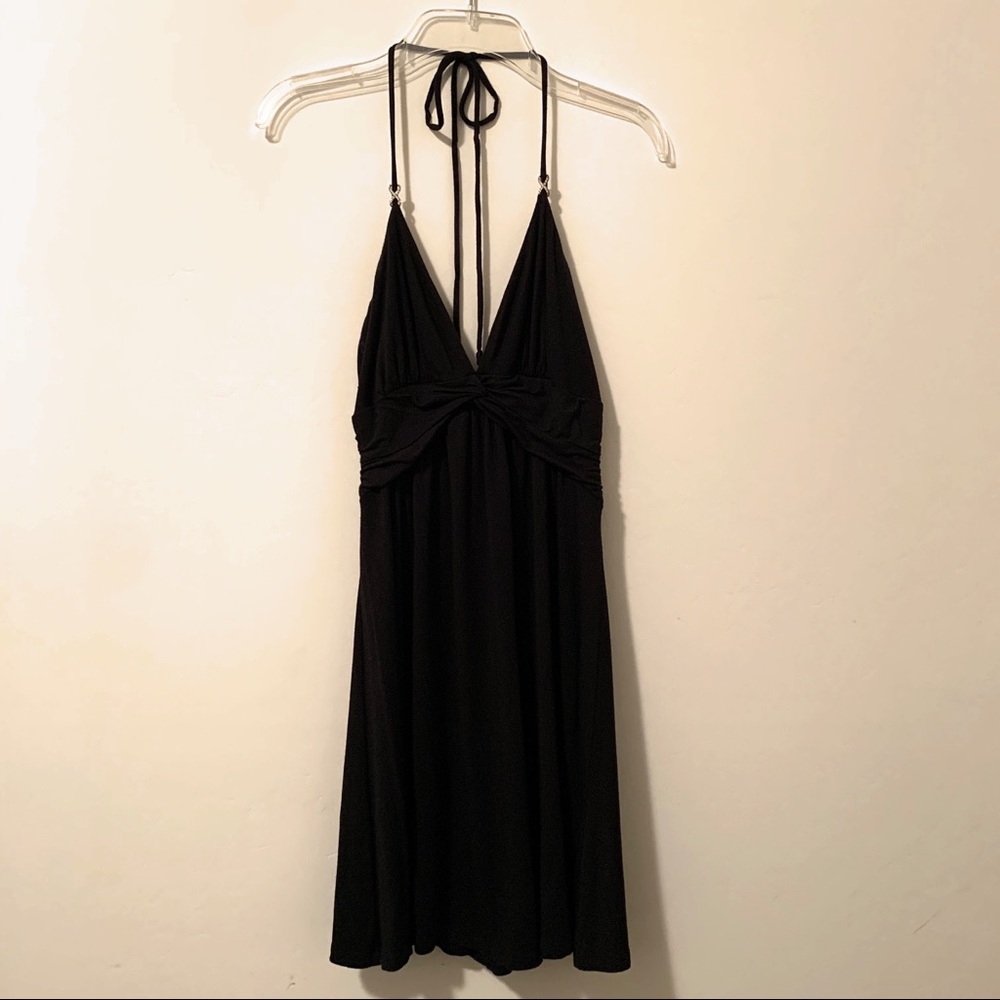 Express short black strappy dress XS